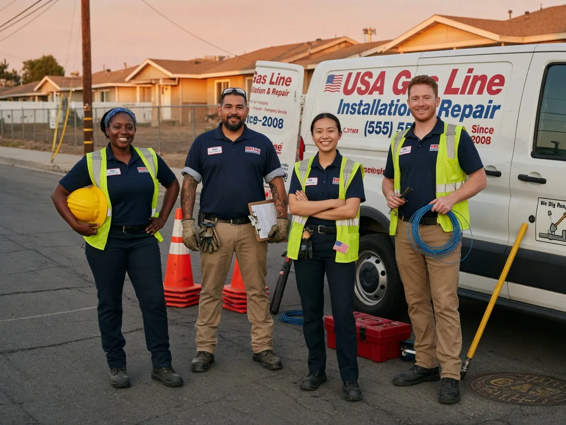 Gas Line Installation company in Rice, VA